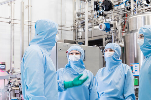 Polpharma Biologics' lab workers.